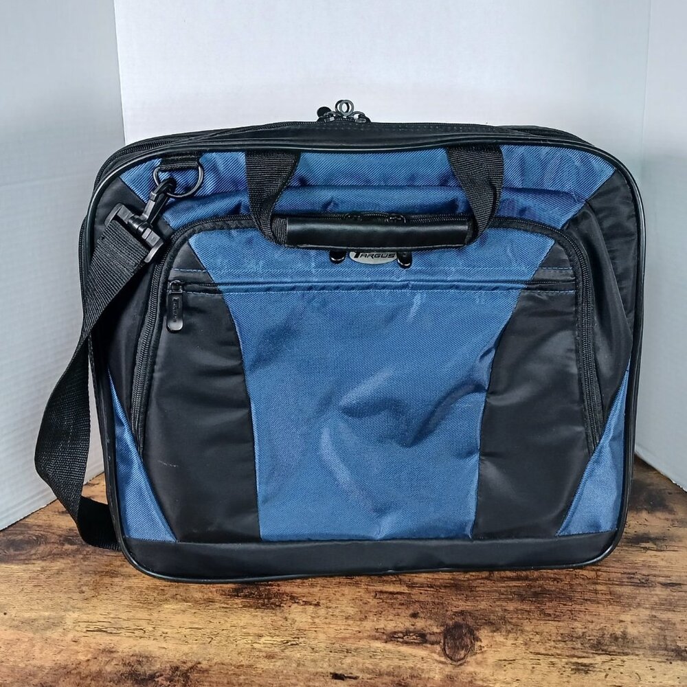 Targus CityLite Laptop Briefcase Shoulder Bag with Padded 15" CVR401T Blue Black